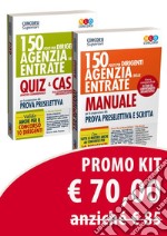 150 posti per dirigenti agenzia delle entrate. Kit completo. Manuale e Quiz libro