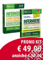 Kit Manuale completo per la preparazione al concorso infermiere collaboratore professionale sanitario per le prove preselettive e pratiche-Concorso per infermiere collaboratore professionale sanitario. 2000 quiz spiegati e commentati per tutti i con libro