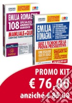 Kit concorso Regione Emilia Romagna: 108 specialista amministrativo giuridico. Manuale + quiz. Competenze tecnico-professionali-Quiz e tecniche per la prova preselettiva. Con espansione online. Con software di simulazione libro