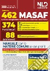 Concorso 462 MASAF. Manuale con le materie comuni ai vari profili libro
