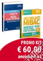 Kit: 1052 vigilanti MIBAC. Manuale e quiz per la prova preselettiva-Codice dei beni culturali ragionato libro