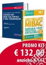 Kit: 1052 vigilanti MIBAC. Manuale e quiz per la prova preselettiva-Codice dei beni culturali e del paesaggio. Annotato con dottrina, giurisprudenza e formule libro