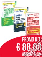 Concorso Scuola 2020 kit: Le avvertenze generali per tutte le classi di concorso-Concorso ordinario scuola secondaria di I e II grado su posto comune e di sostegno. Manuale prova preselettiva. Teoria + quiz-Eserciziario prova preselettiva. Concorso  libro