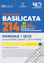 Concorso 214 regione Basilicata. 93 Arlab + 123 vari profili. Con software di simulazione libro