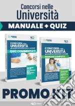 Kit Concorsi nelle Università: Manuale completo-Quiz commentati. Nuova ediz. Con software di simulazione libro