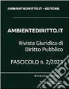 Ambientediritto.it. Rivista giuridica di Diritto Pubblico (2023). Vol. 2 libro