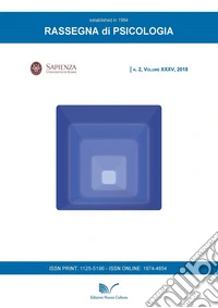Rassegna di psicologia (2018). Vol. 2 libro