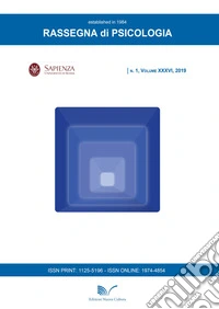 Rassegna di psicologia (2019). Vol. 1 libro