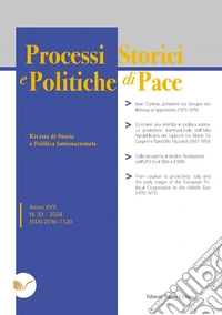 Processi storici e politiche di pace (2024). Vol. 33 libro