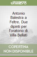 Antonio Balestra a Feltre. Due dipinti per l'oratorio di Villa Bellati libro