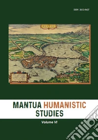 Mantua humanistic studies. Vol. 6 libro