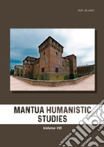 Mantua humanistic studies. Vol. 8 libro