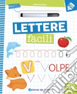 Lettere facili. Con pennarello cancellabile libro