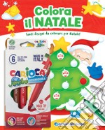 Colora il Natale. Tanti disegni da colorare per Natale! Con scatola con 6 pennarelli libro