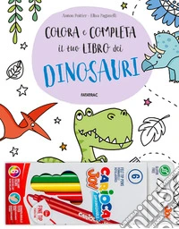 Colora e completa il tuo libro dei dinosauri