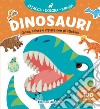 Dinosauri. Gioca, colora e impara con gli sticker. Con adesivi. Ediz. a colori libro
