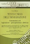 Testo unico dell'immigrazione. Commentario di legislazione, giurisprudenza, dottrina libro