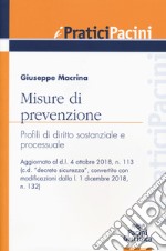 Misure di prevenzione. Profili di diritto sostanziale e processuale