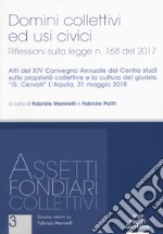 Domini collettivi ed usi civici. Riflessioni sulla legge n. 168 del 2017. Atti del XIV convegno annuale del Centro studi sulle proprietà collettive e la cultura del giurista «G. Cervati» (L'Aquila, 31 maggio 2018) libro