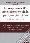 La Responsabilità amministrativa delle persone giuridiche ex D.Lgs 231-2001 libro