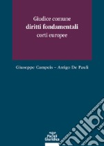 Giudice comune, diritti fondamentali, corti europee libro