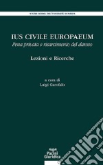 Ius civile europaeum. Pena privata e risarcimento del danno libro