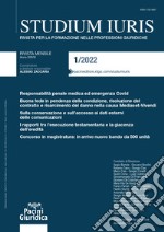 Studium iuris. Rivista per la formazione nelle professioni giuridiche (2022). Vol. 1 libro