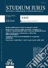 Studium iuris. Rivista per la formazione nelle professioni giuridiche (2022). Vol. 1 libro