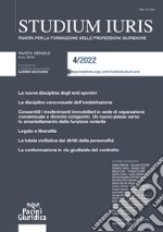 Studium iuris. Rivista per la formazione nelle professioni giuridiche (2022). Vol. 4 libro