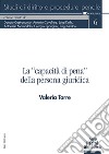 La «capacità di pena» della persona giuridica libro