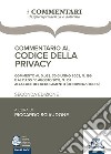 Commentario al codice della privacy libro
