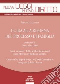 Guida alla riforma del processo di famiglia. Come superare i dubbi applicativi nascenti dalla riforma del diritto di famiglia. Cosa cambia nuovamente dopo il D. Lgs. 164/2024 correttivo (e integrativo) della riforma libro
