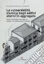 La vulnerabilità sismica degli edifici storici in aggregato. «Nuove metodologie negli approcci speditivi e di modellazione strutturale» libro