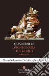 Quaderni di archeologia filosofica. Vol. 1 libro