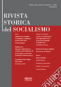 Rivista storica del socialismo (2021). Vol. 2 libro