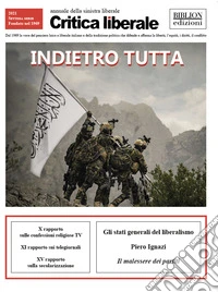 Critica liberale. Indietro tutta (2021) libro