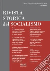 Rivista storica del socialismo (2022). Vol. 1 libro