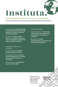 Instituta. Rivista di Storia delle istituzioni europee e internazionali (2022). Vol. 2 libro