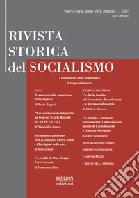 Rivista storica del socialismo (2023). Vol. 1 libro