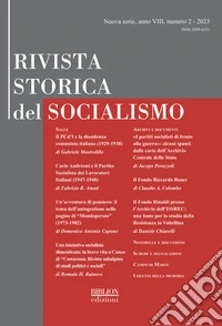 Rivista storica del socialismo (2023). Vol. 2 libro