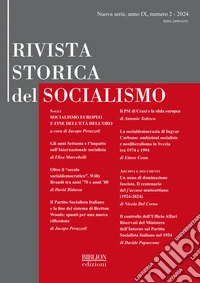 Rivista storica del socialismo (2024). Vol. 2 libro