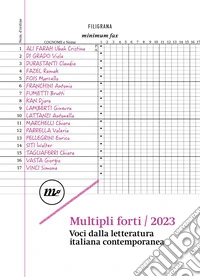 Multipli forti. Voci dalla letteratura italiana 2023 libro