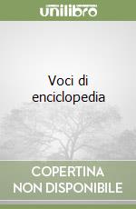 Voci di enciclopedia libro