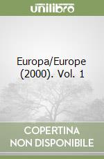 Europa/Europe (2000). Vol. 1 libro