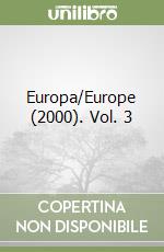 Europa/Europe (2000). Vol. 3 libro