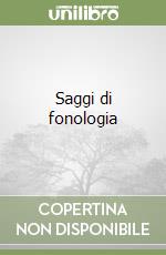 Saggi di fonologia libro