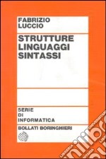 Strutture linguaggi sintassi libro