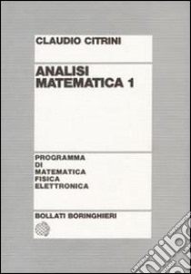 Analisi matematica 1, Claudio Citrini