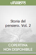 Storia del pensiero. Vol. 2 libro