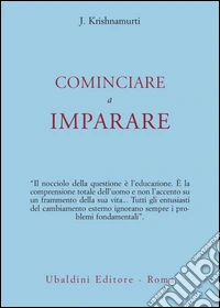 Cominciare a imparare